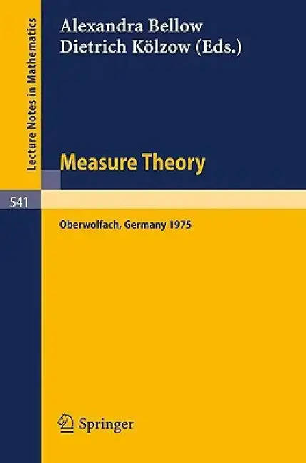 Cover of Measure Theory