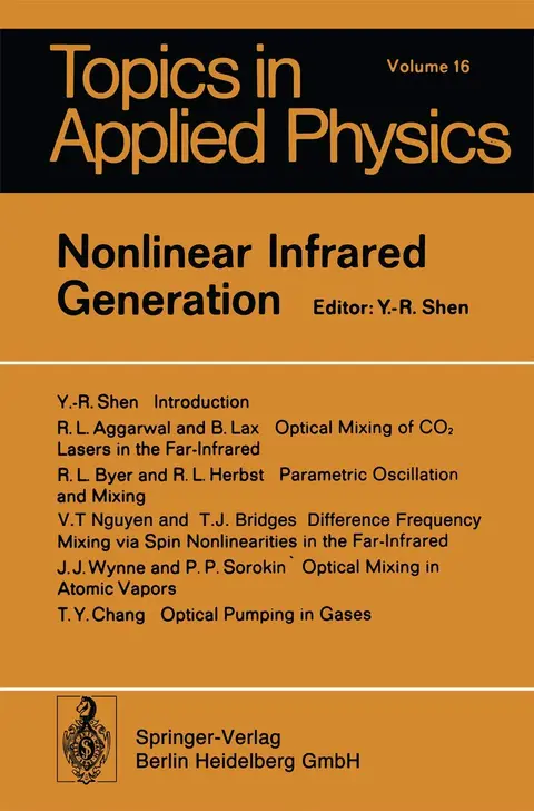 Cover of Nonlinear Infrared Generation
