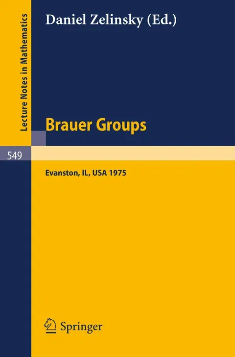 Cover of Brauer Groups