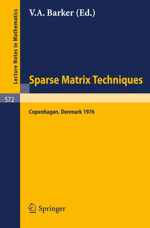 Cover of Sparse Matrix Techniques