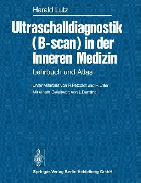 Cover of Ultraschalldiagnostik (B-Scan) in Der Inneren Medizin