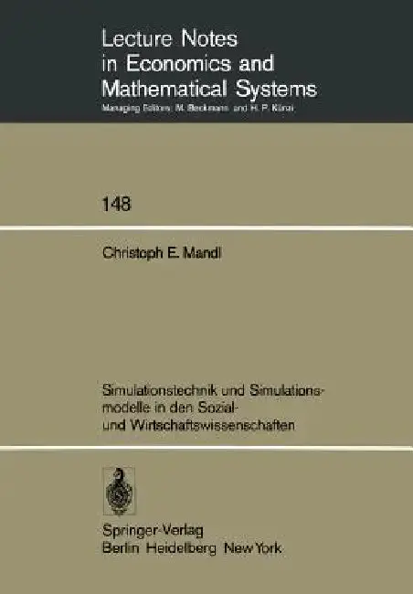 Cover of Simulationstechnik Und Simulationsmodelle in Den Sozial- Und Wirtschaftswissenschaften