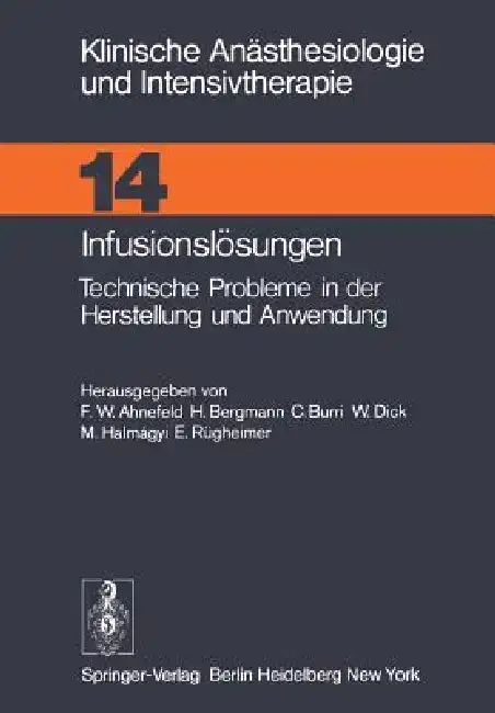Cover of Infusionslösungen