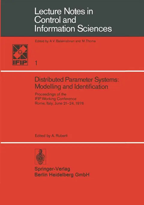 Cover of Distributed Parameter Systems