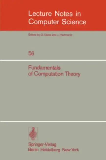 Cover of Fundamentals of Computation Theory