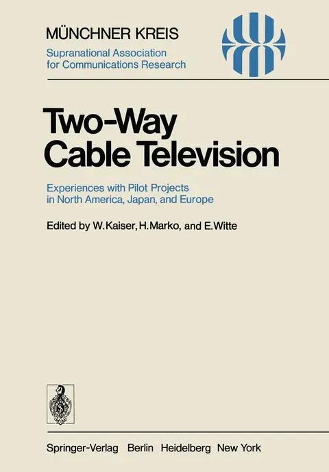 Cover of Two-Way Cable Television