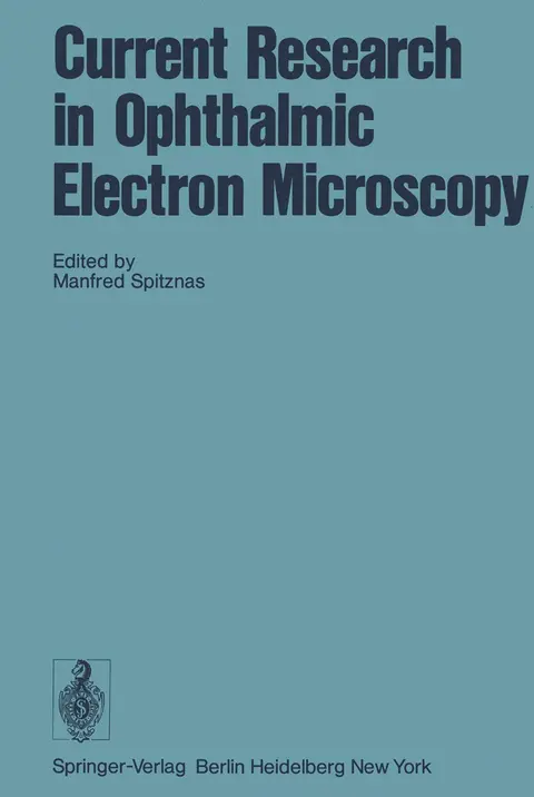 Cover of Current Research in Ophthalmic Electron Microscopy