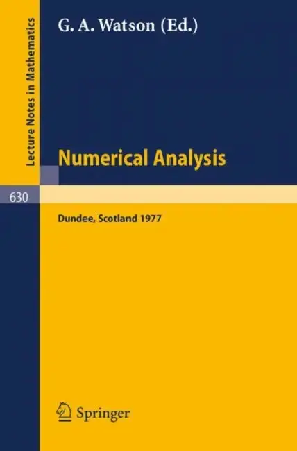 Cover of Numerical Analysis