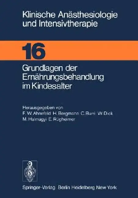 Cover of Grundlagen Der Ernährungsbehandlung Im Kindesalter