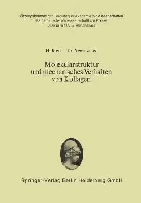 Cover of Molekularstruktur Und Mechanisches Verhalten Von Kollagen