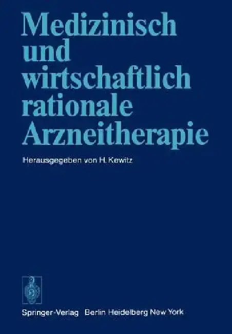 Cover of Medizinisch Und Wirtschaftlich Rationale Arzneitherapie