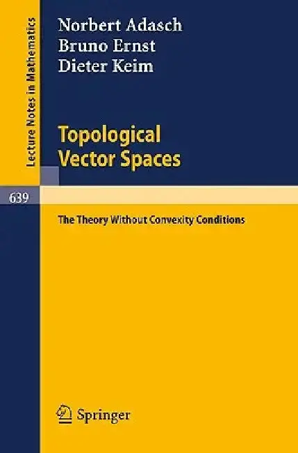 Cover of Topological Vector Spaces