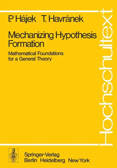 Cover of Mechanizing Hypothesis Formation