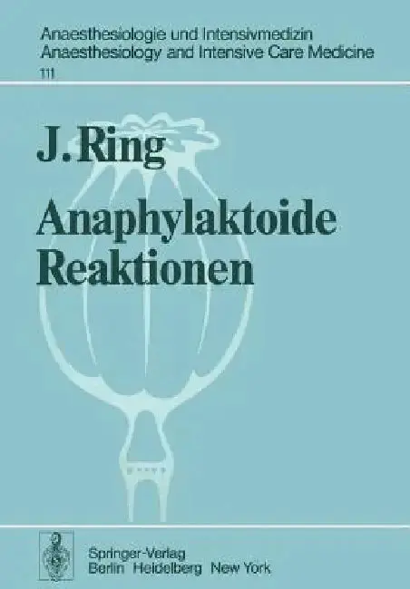 Cover of Anaphylaktoide Reaktionen