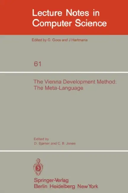 Cover of The Vienna Development Method