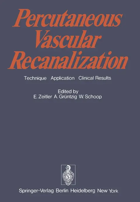 Cover of Percutaneous Vascular Recanalization