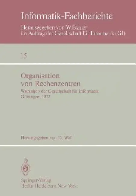 Cover of Organisation Von Rechenzentren