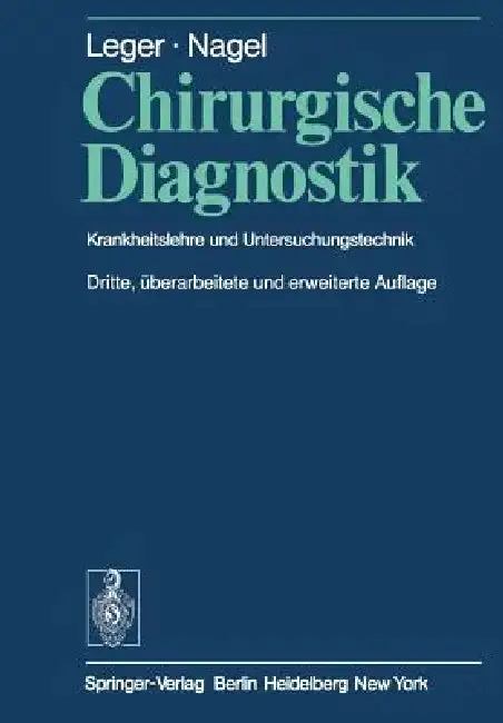 Cover of Chirurgische Diagnostik
