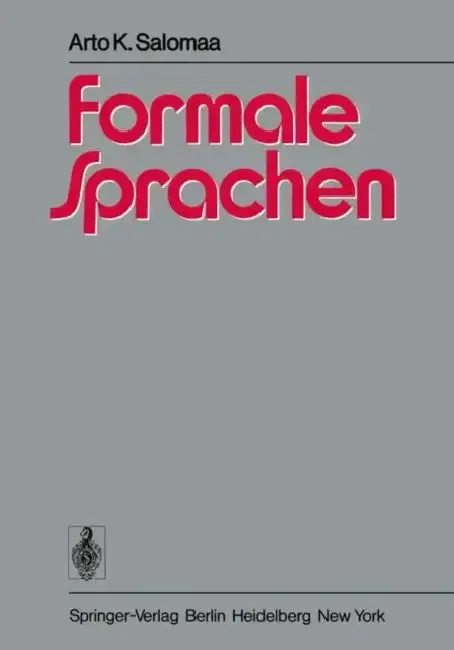 Cover of Formale Sprachen