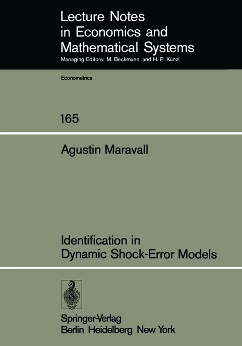 Cover of Identification in Dynamic Shock-Error Models