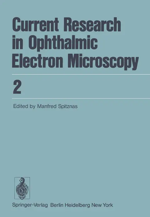 Cover of Current Research in Ophthalmic Electron Microscopy