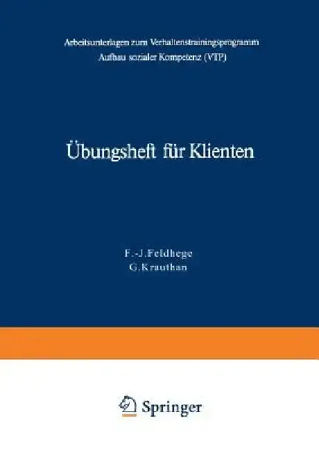 Cover of Übungsheft Für Klienten