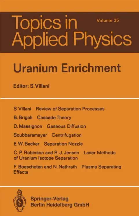 Cover of Uranium Enrichment