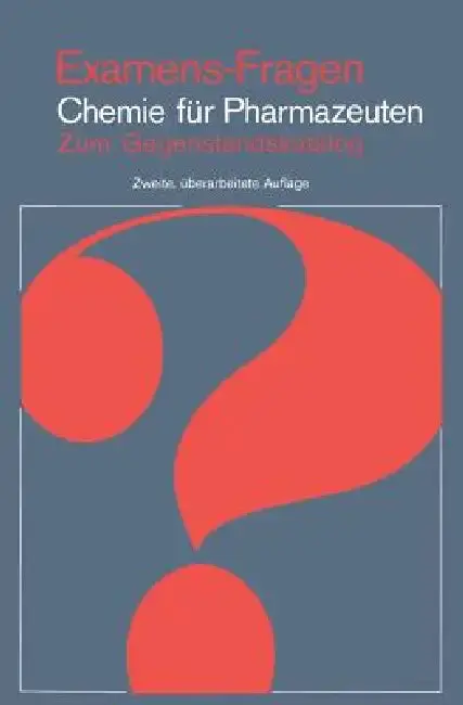 Cover of Examens-Fragen Chemie Für Pharmazeuten
