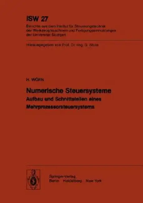 Cover of Numerische Steuersysteme