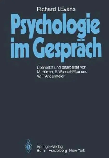 Cover of Psychologie Im Gespräch