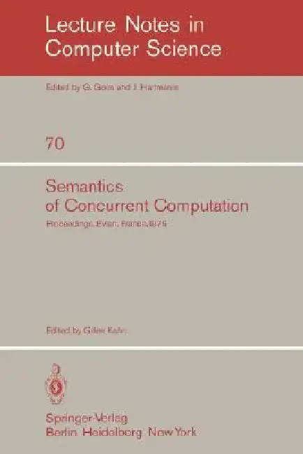 Cover of Semantics of Concurrent Computation