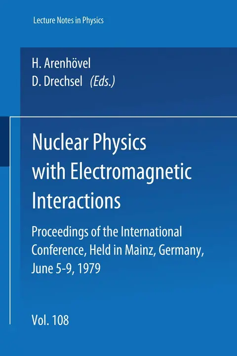 Cover of Nuclear Physics with Electromagnetic Interactions