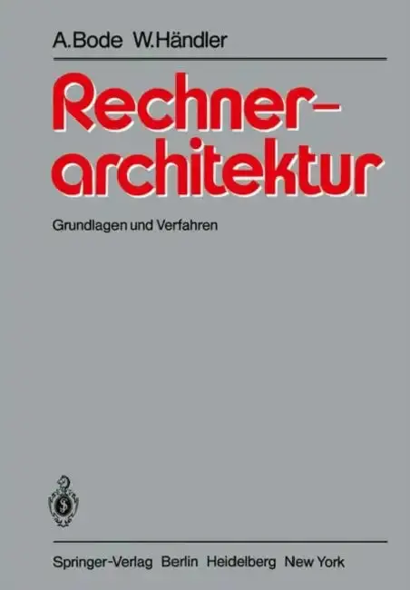 Cover of Rechnerarchitektur