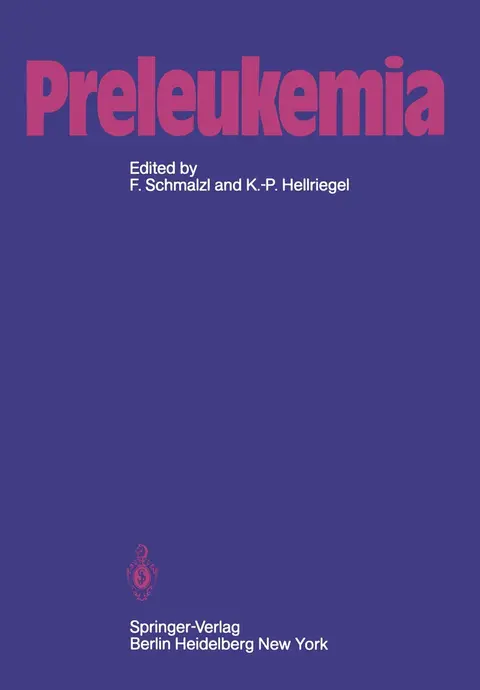 Cover of Preleukemia