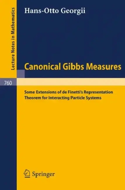 Cover of Canonical Gibbs Measures