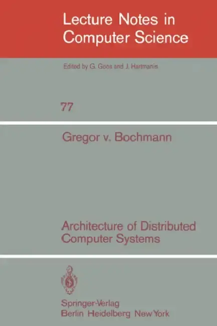 Cover of Architecture of Distributed Computer Systems