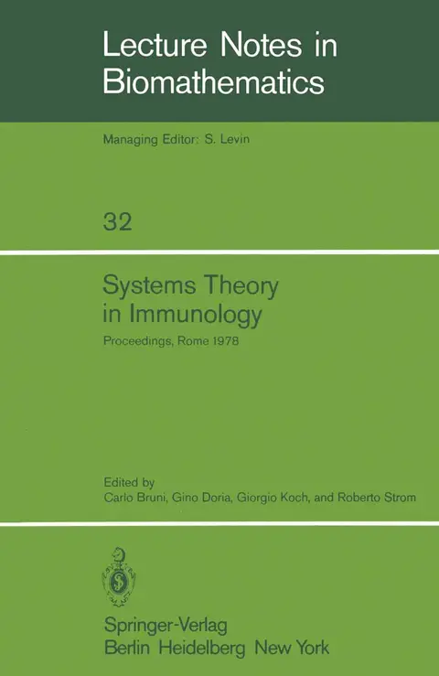 Cover of Systems Theory in Immunology