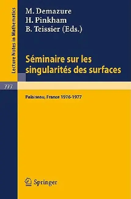 Cover of Seminaire Sur Les Singularites Des Surfaces