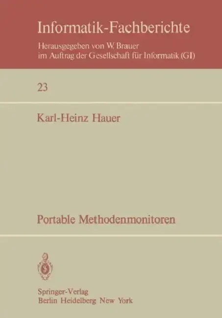 Cover of Portable Methodenmonitoren