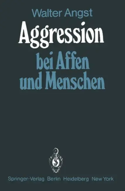 Cover of Aggression Bei Affen Und Menschen