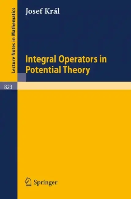 Cover of Integral Operators in Potential Theory