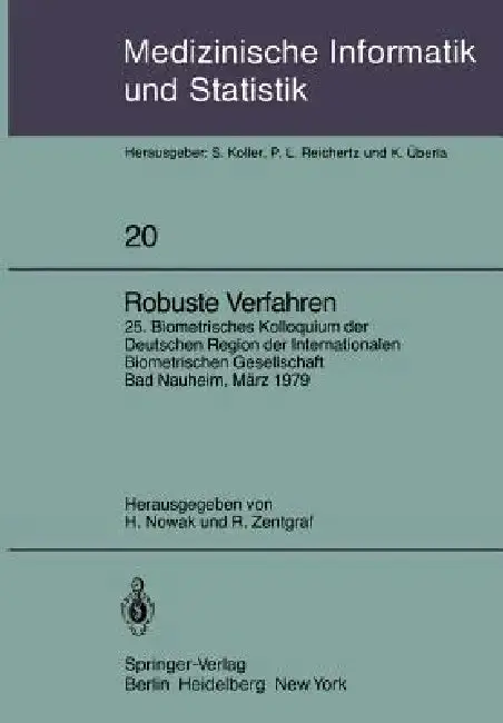 Cover of Robuste Verfahren