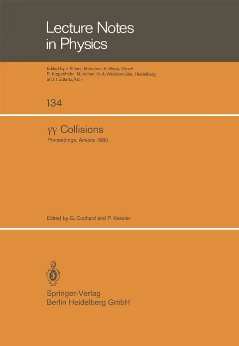 Cover of γγ Collisions