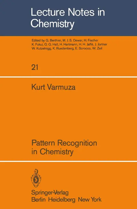 Cover of Pattern Recognition in Chemistry