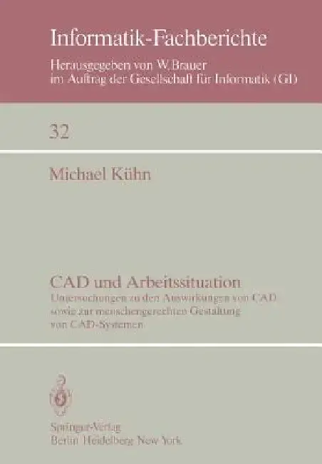 Cover of CAD Und Arbeitssituation