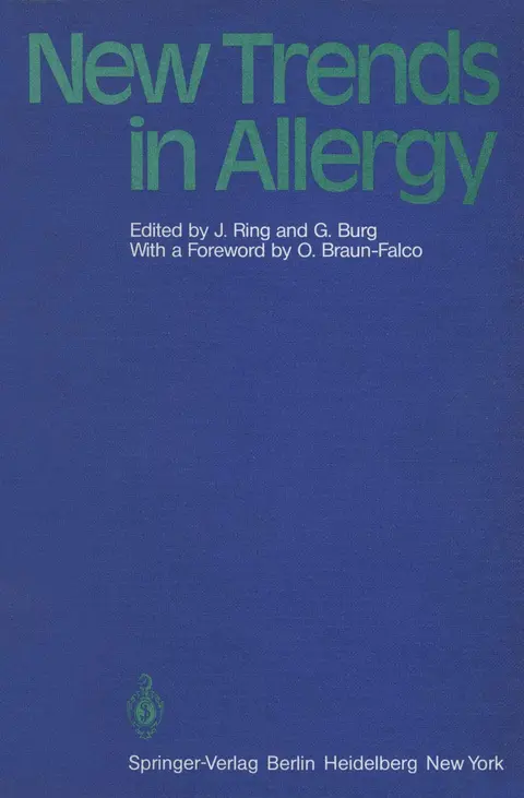 Cover of New Trends in Allergy