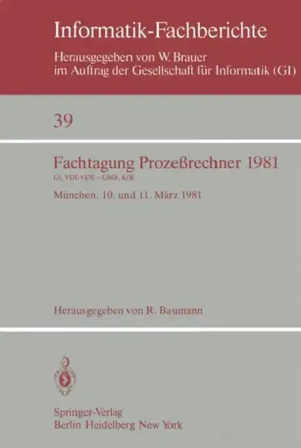Cover of Fachtagung Prozeßrechner 1981