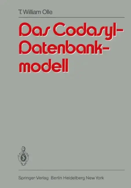 Cover of Das Codasyl-Datenbankmodell