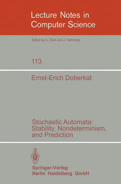 Cover of Stochastic Automata