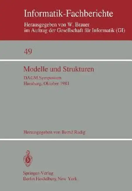 Cover of Modelle Und Strukturen